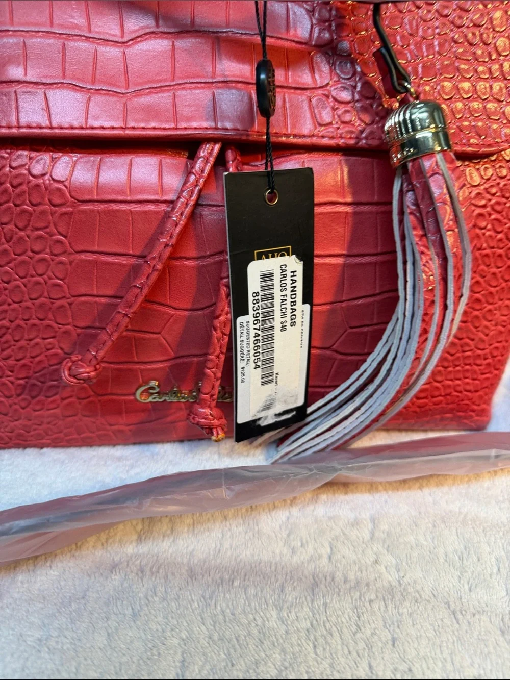 Carlos Falchi stylish red